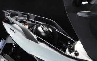 368K: 50 L underseat storage